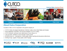 Tablet Screenshot of cutcocorporation.com